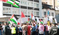 مظاهرة بمدينة دوسلدورف ضد الغارات الاسرائلية