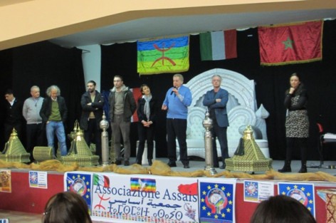 جمعية أسايس المغربية ببادوفا شمال ايطاليا تحتفل السنة الامازيغية الجديدة 2965