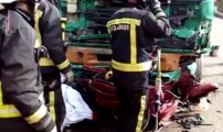 وفاة مغربيين في حادثة سير خطيرة في إسبانيا