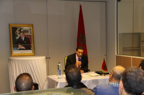 القنصل العام الجديد حسن التوري ينظم لقاء تواصلي و تعارفي مع الجالية المغربية المقيمة بولونيا و لوكسمبورغ