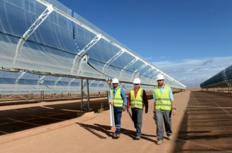 المغرب يستعد لأطلاق أكبر  محطة لانتاج الطاقة الشمسية في العالم