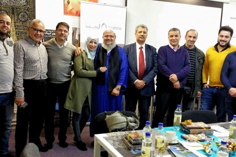 إجتماع مثمر بين تجمع مسلمي بلجيكا و صندوق الجنائز الإسلامية الرحمة بأنفرس.