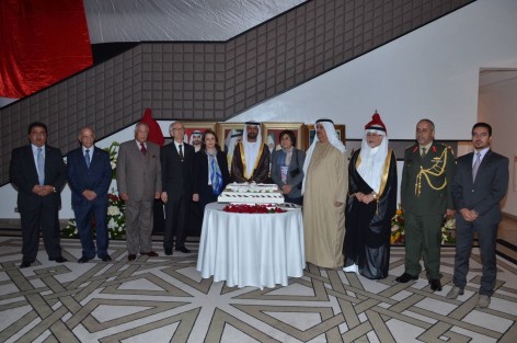 سفارة دولة الإمارات العربية المتحدة بالرباط بالمغرب تحتفل بذكرى توحيد القوات المسلحة بحضور الأمين العام للحكومة المغربية.