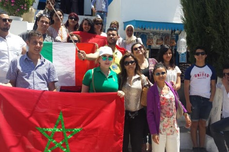 التونسية توقع إتفاقية شراكة بين جمعيات عربية _ إسبانيا _ إيطاليا _ المغرب في  حقل  الختامي  الذي نُظم على هامش لقاء التبادل الثقافي حول موضوع ” التطوع ضد العنف”