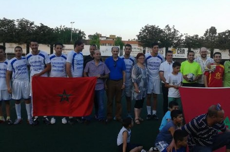 احتفالا بذكرى عيد العرش, دوري في كرة القدم من توقيع جمعية المهاجرين المغاربة بخيرونا الاسبانية