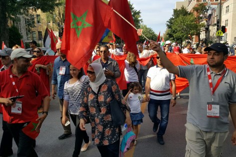 حضور قوي للجنة التنسيقية لفعاليات المجتمع المدني بشمال المغرب في المسيرة الإفتتاحية للمنتدى الإجتماعي العالمي بكندا.