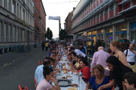حفل إفطار رمضاني بهيج ببلدية مولمبيك بالعاصمة البلجيكية بروكسيل.