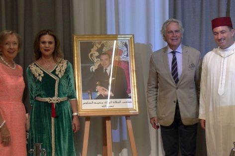القنصلية العامة للمملكة المغربية بأنفرس تحتفل بالذكرى التاسعة عشرة لعيد العرش المجيد.