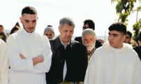 تشييع جثمان صهرة الأستاذ صلاح الشلاوي رئيس تجمع مسلمي بلجيكا في محفل مهيب.