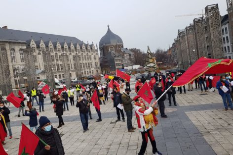 روبورتاج: مغاربة بلجيكا يدعمون تدخل القوات المسلحة  لتحرير المعبر التجاري للكركرات